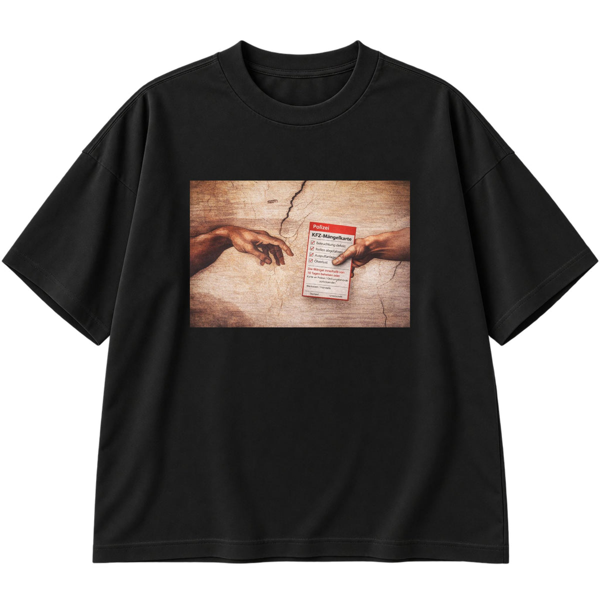 Holy Mängelkarte Oversized T-Shirt