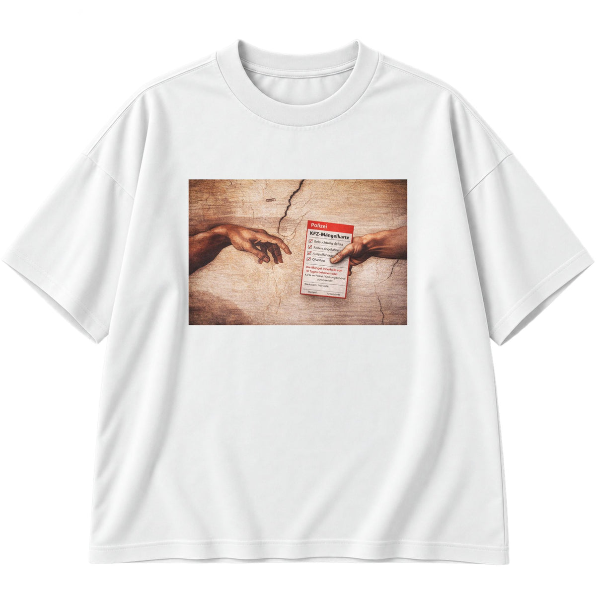 Holy Mängelkarte Oversized T-Shirt