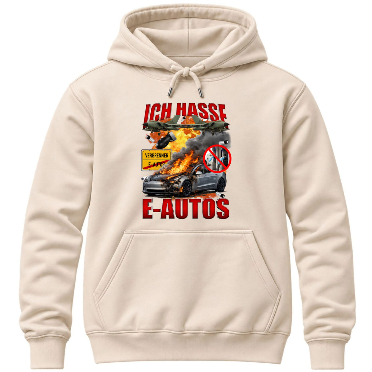 Ich hasse E-Autos Hoodie
