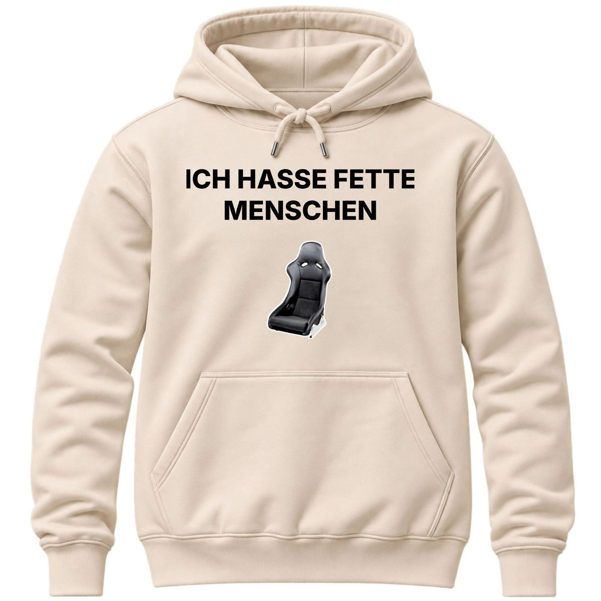 Ich hasse fette Menschen Hoodie