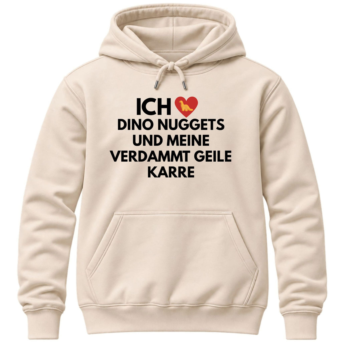 Ich liebe Dino Nuggets Hoodie