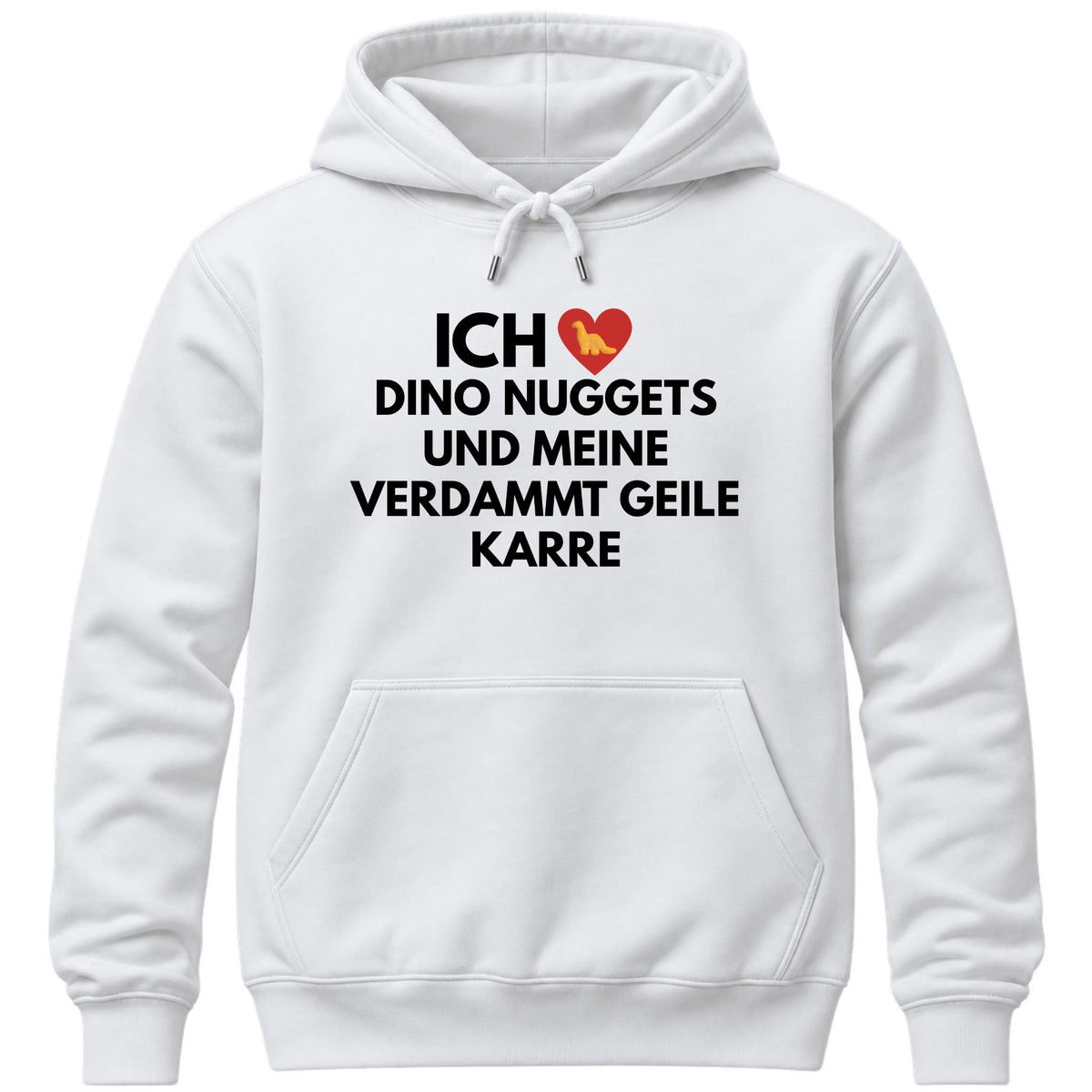 Ich liebe Dino Nuggets Hoodie