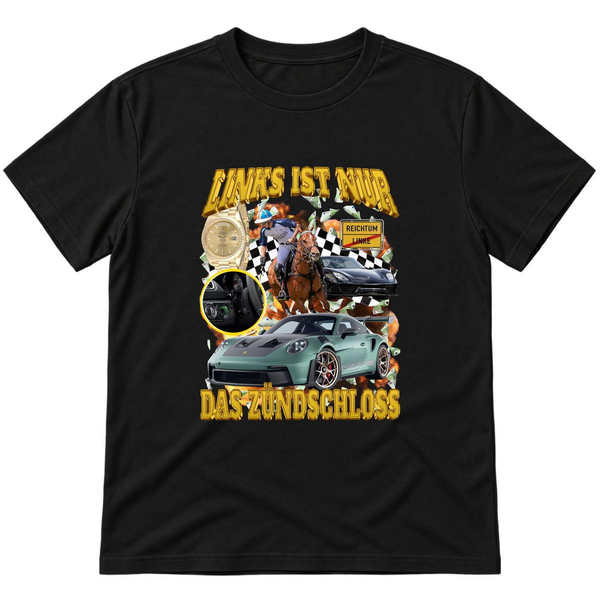 Links ist nur das Zündschloss T-Shirt