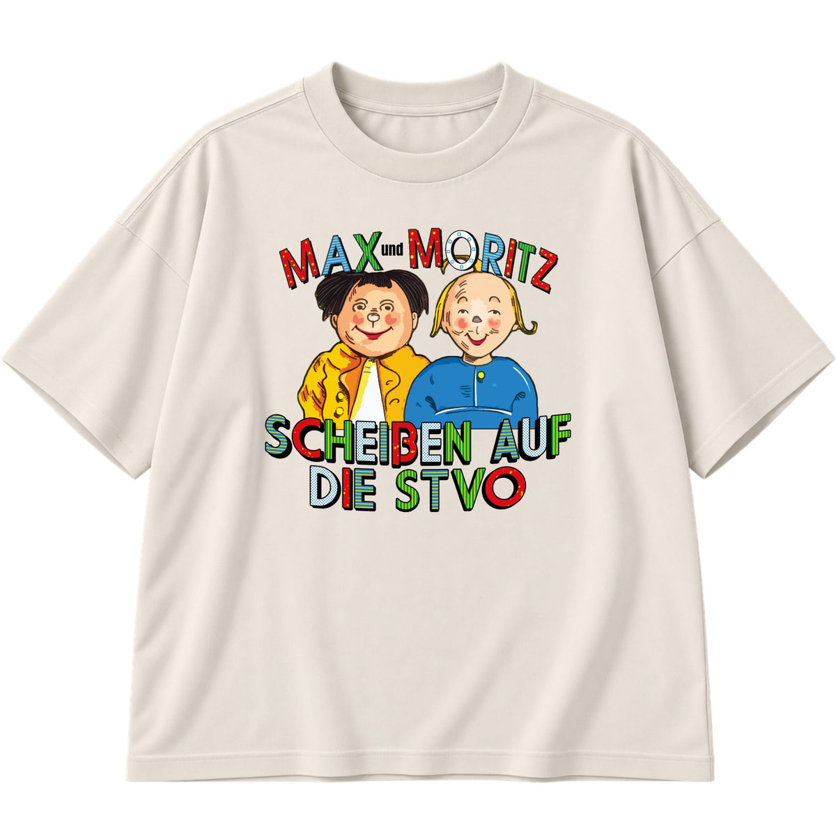 Max und Moritz STVO Oversized T-Shirt