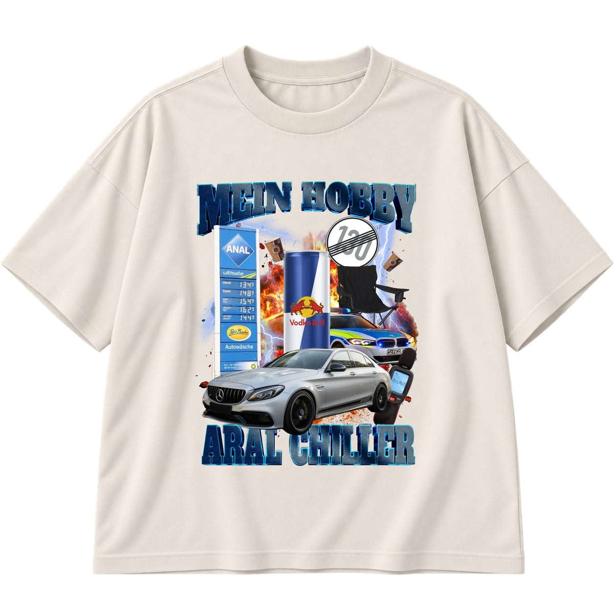 Mein Hobby Aral Chiller Oversized T-Shirt