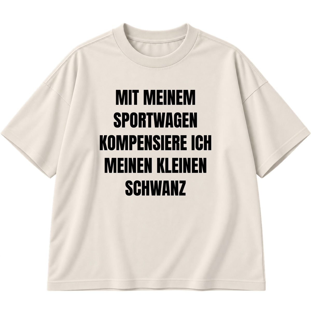 Mit meinem Sportwagen Oversized T-Shirt