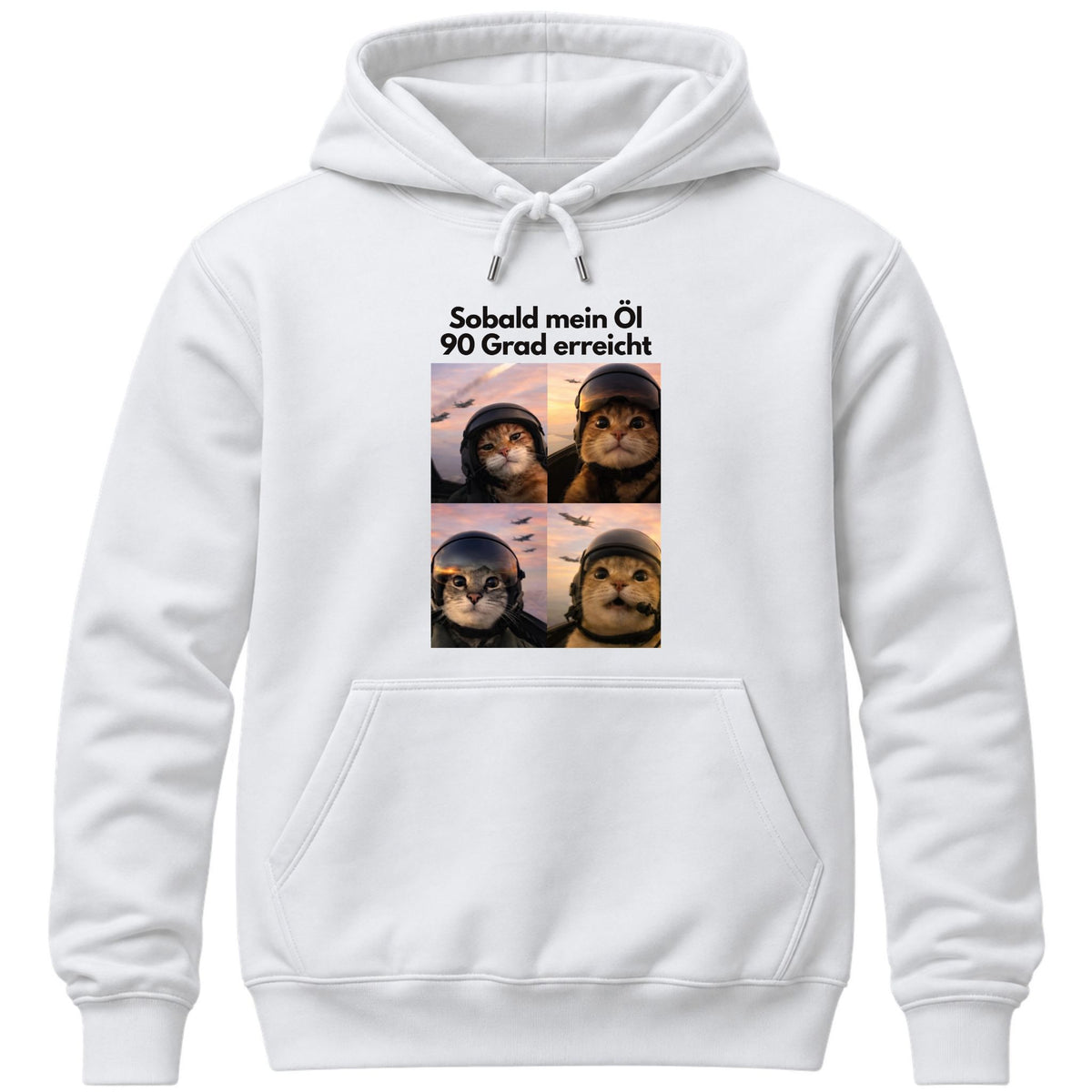 Öl 90 Grad erreicht Hoodie