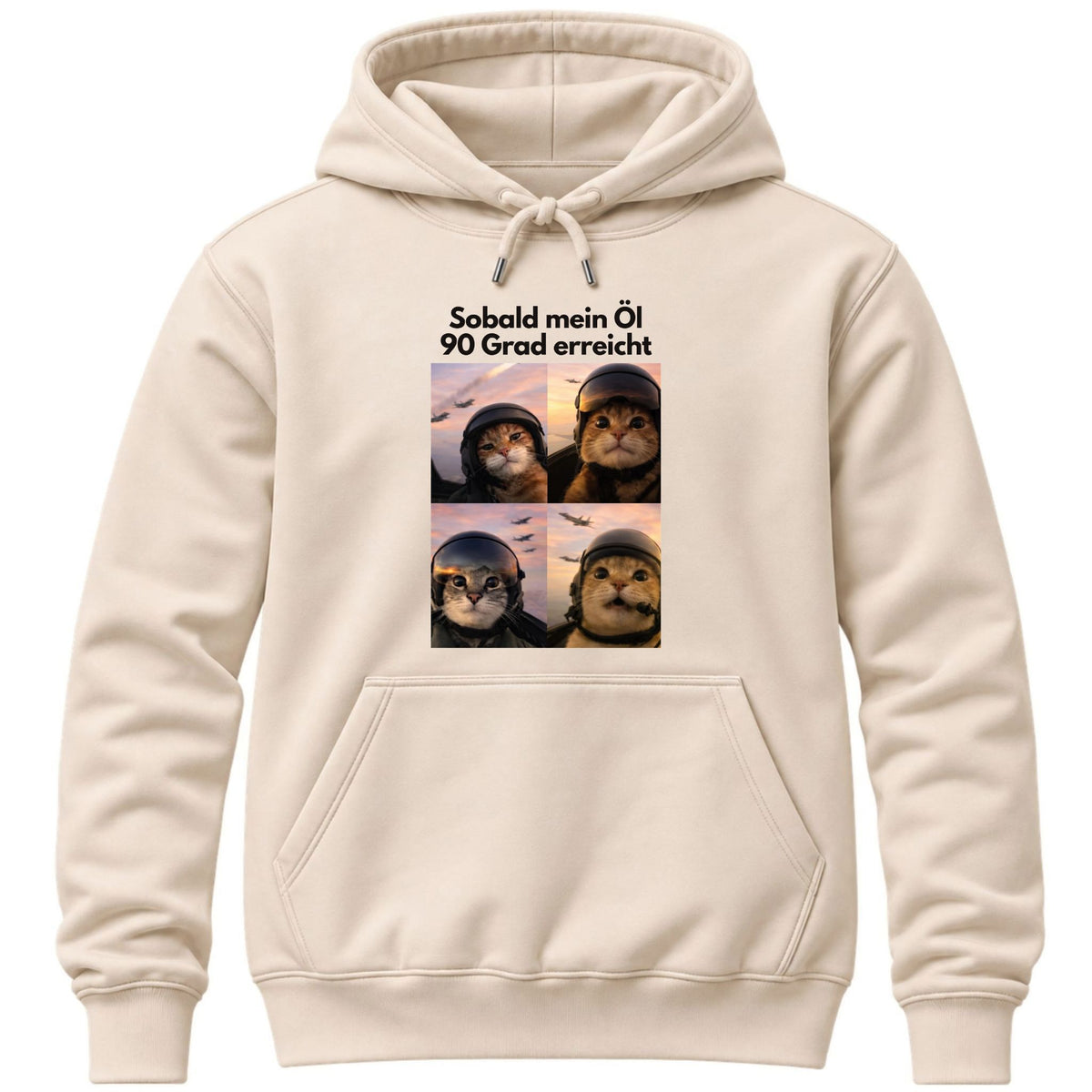 Öl 90 Grad erreicht Hoodie