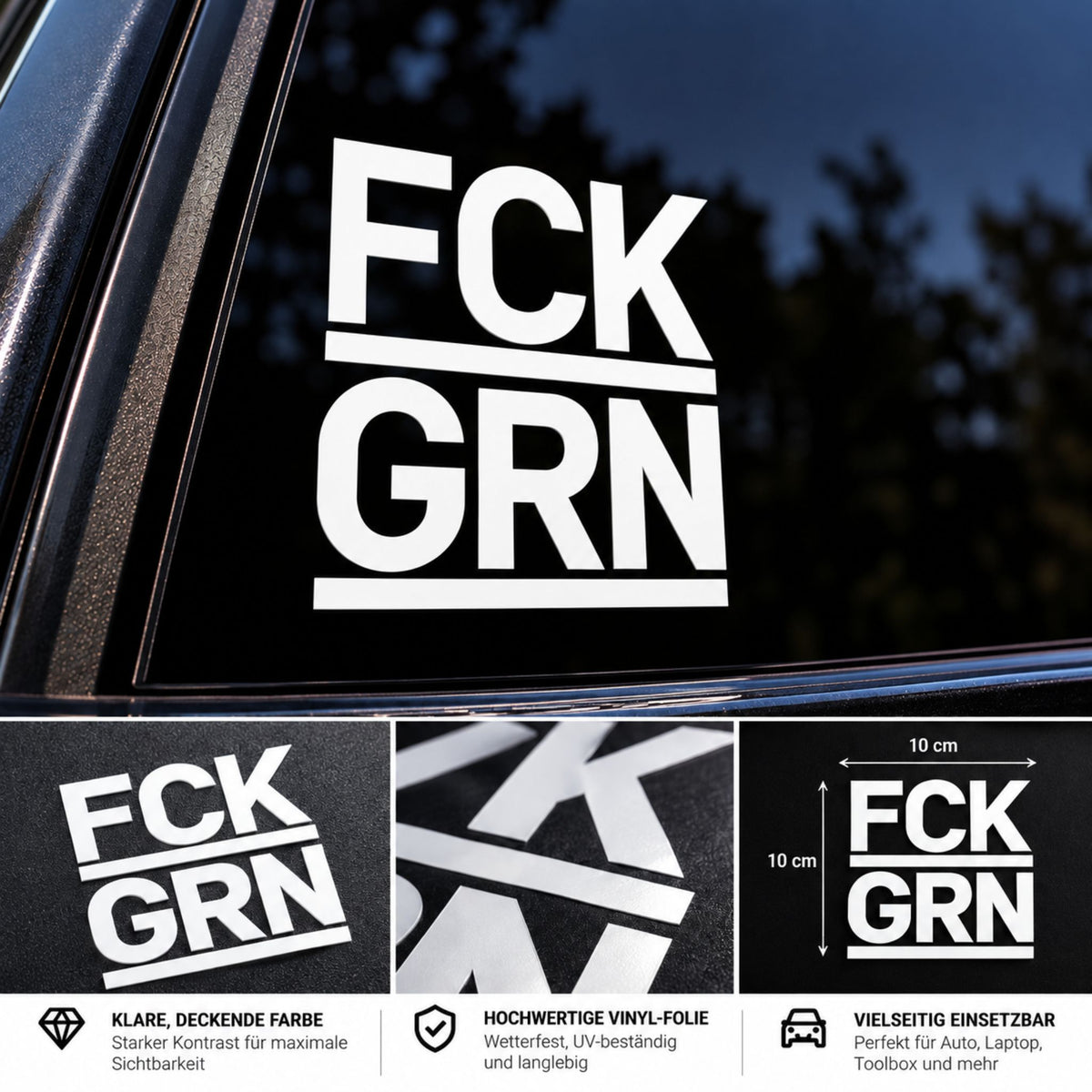 FCK GRN Sticker