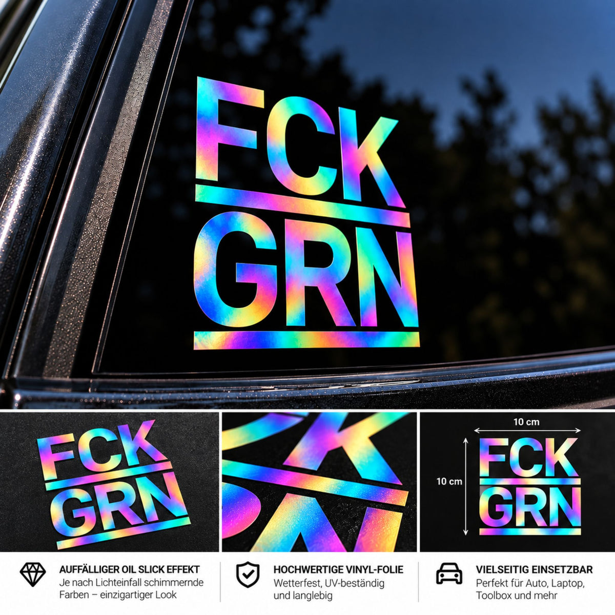FCK GRN Sticker