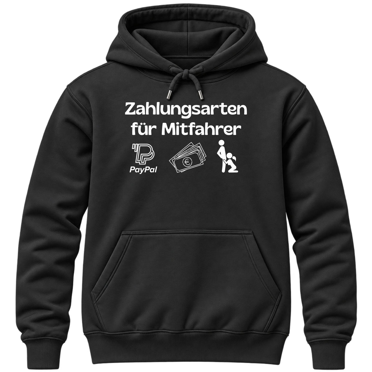 Zahlungsarten für Mitfahrer Männer Edition Hoodie