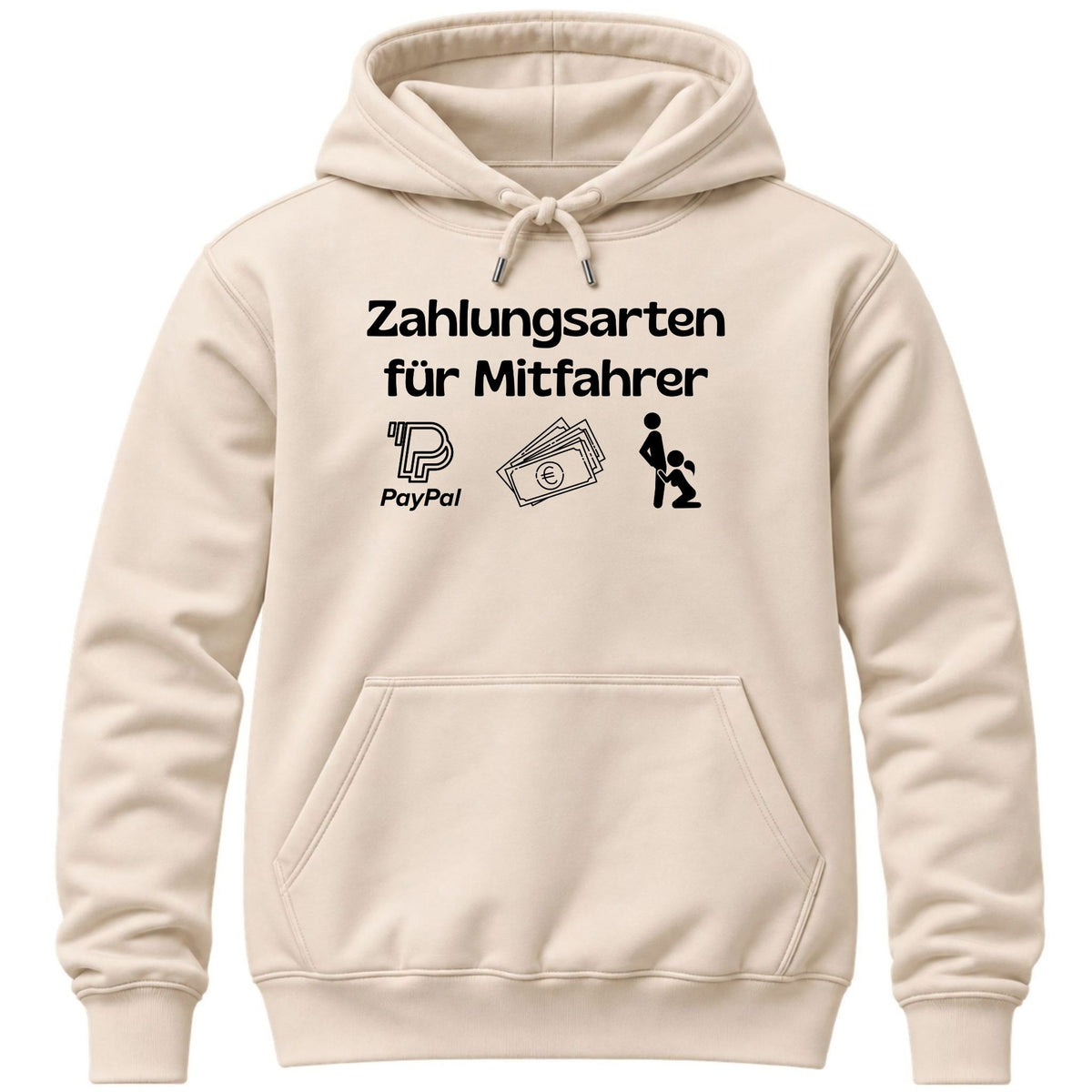 Zahlungsarten für Mitfahrer Männer Edition Hoodie