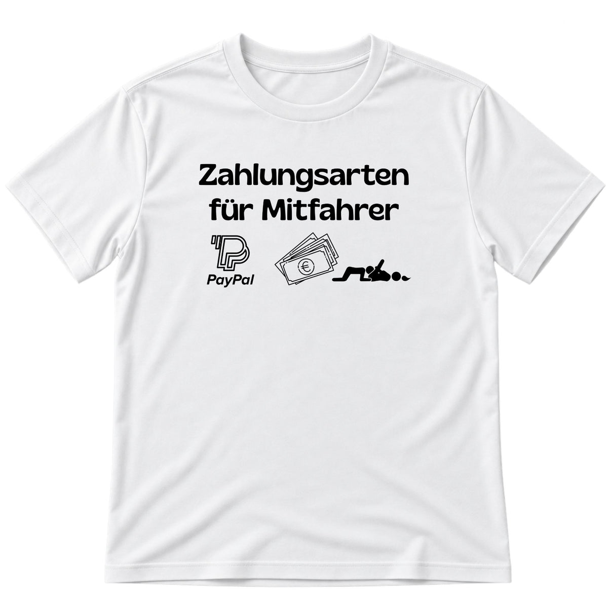 Zahlungsarten für Mitfahrer Frauen Edition T-Shirt