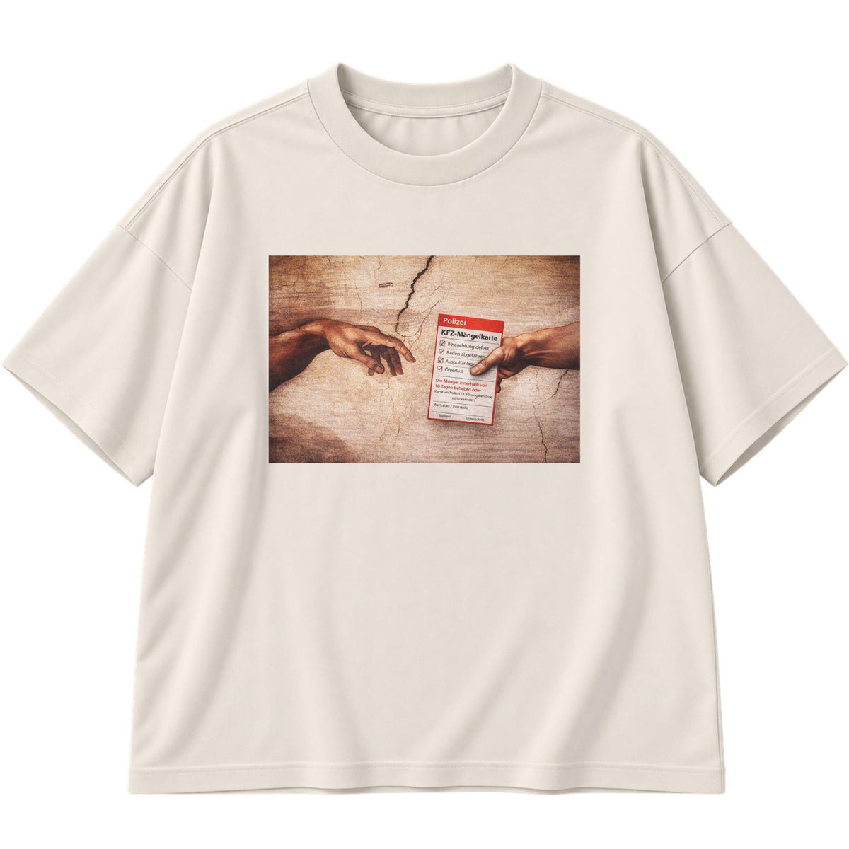 Holy Mängelkarte Oversized T-Shirt