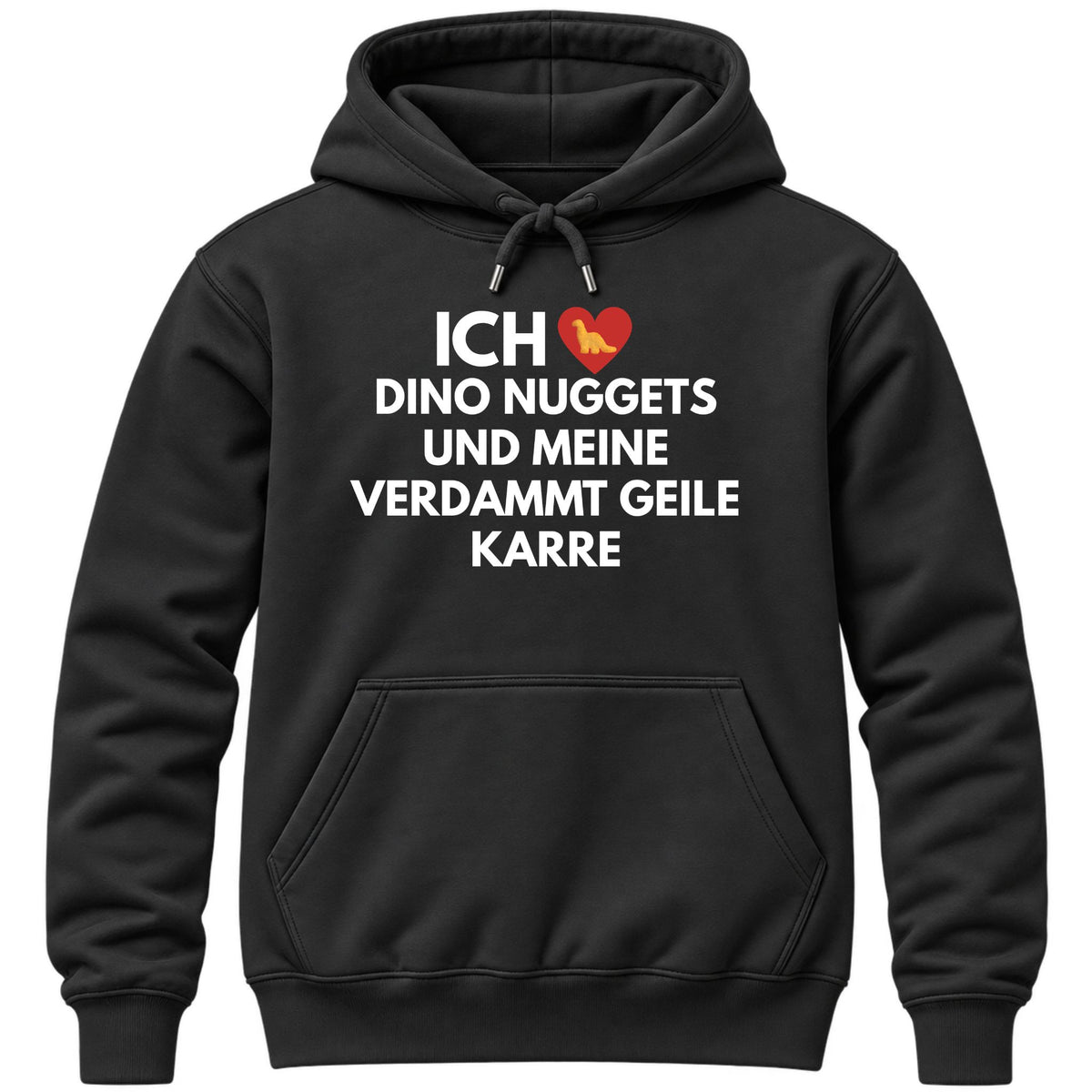 Ich liebe Dino Nuggets Hoodie