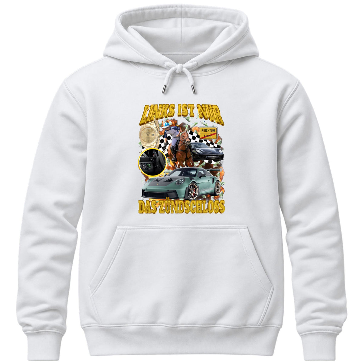 Links ist nur das Zündschloss Hoodie