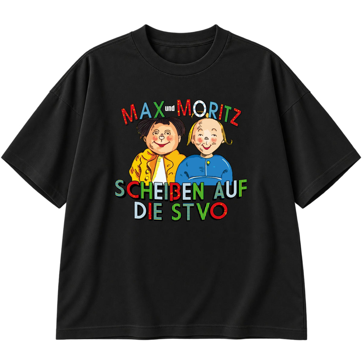 Max und Moritz STVO Oversized T-Shirt