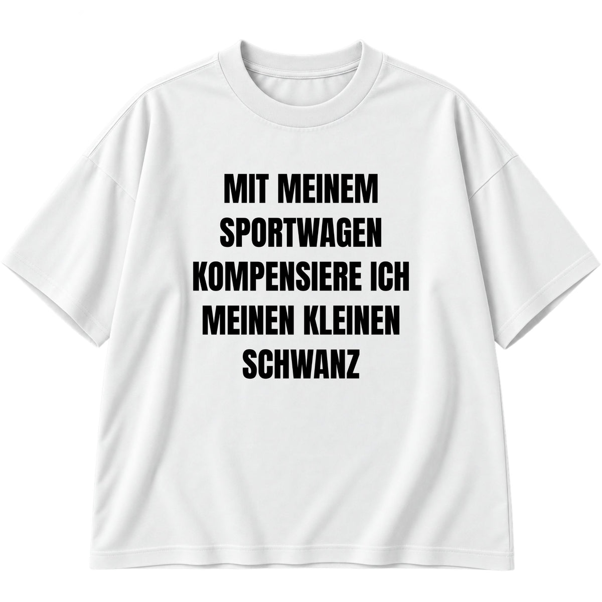 Mit meinem Sportwagen Oversized T-Shirt