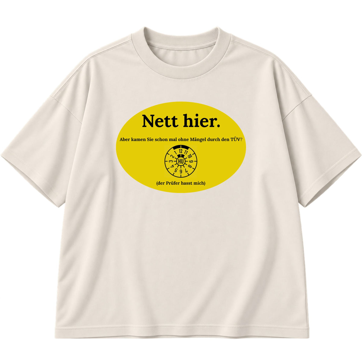 Nett hier Oversized T-Shirt