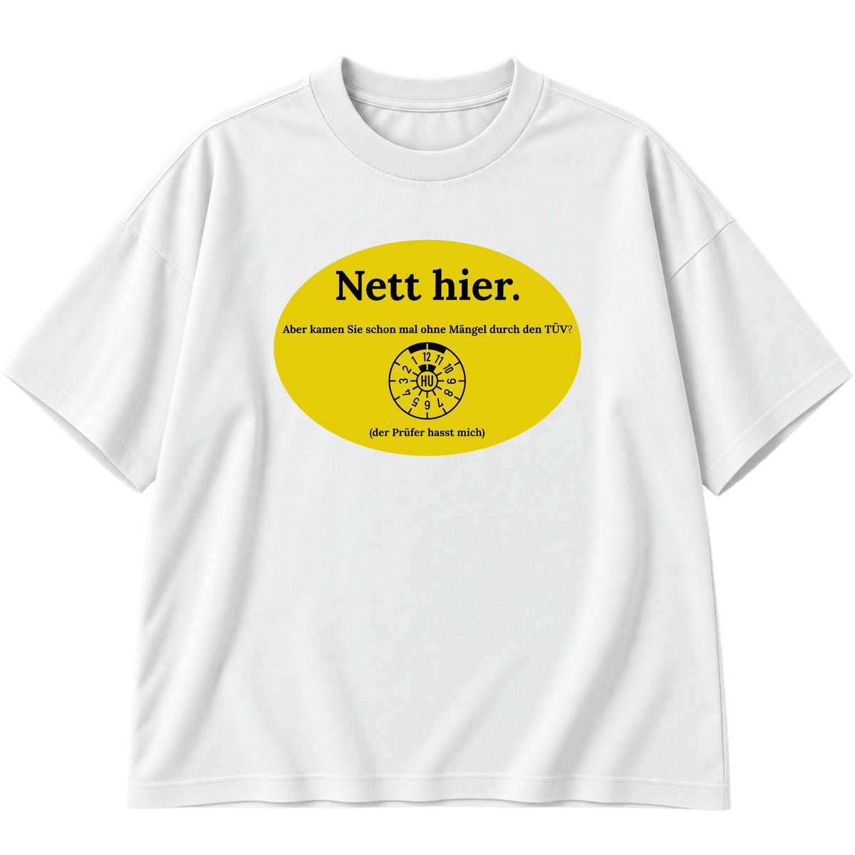Nett hier Oversized T-Shirt