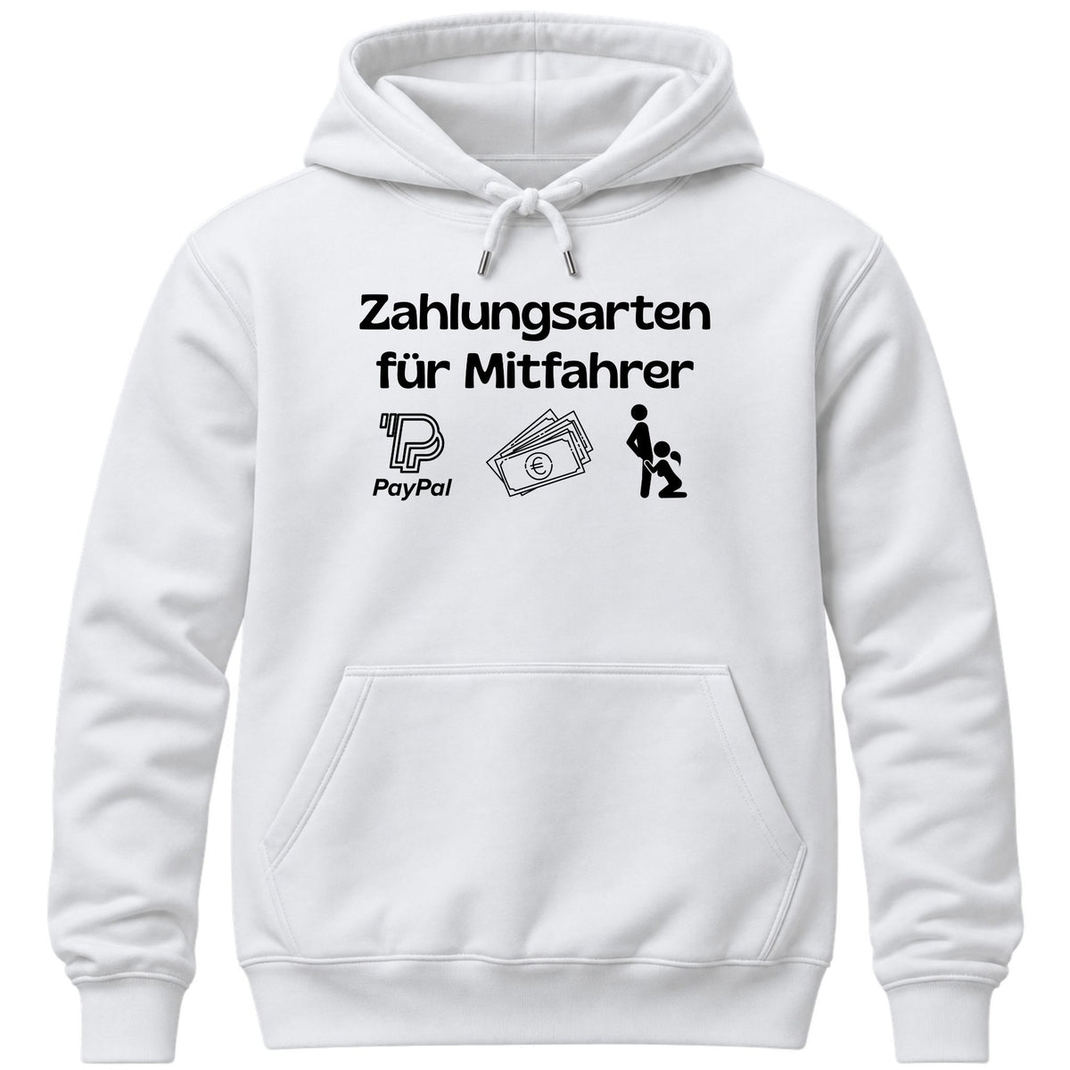 Zahlungsarten für Mitfahrer Männer Edition Hoodie