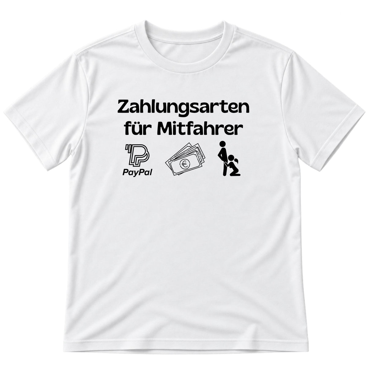 Zahlungsarten für Mitfahrer Männer Edition T-Shirt