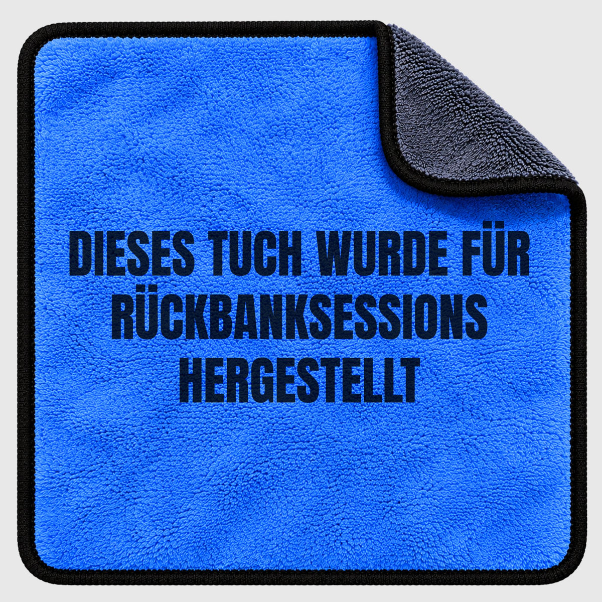 Rückbanksessions Mikrofasertuch — Blau